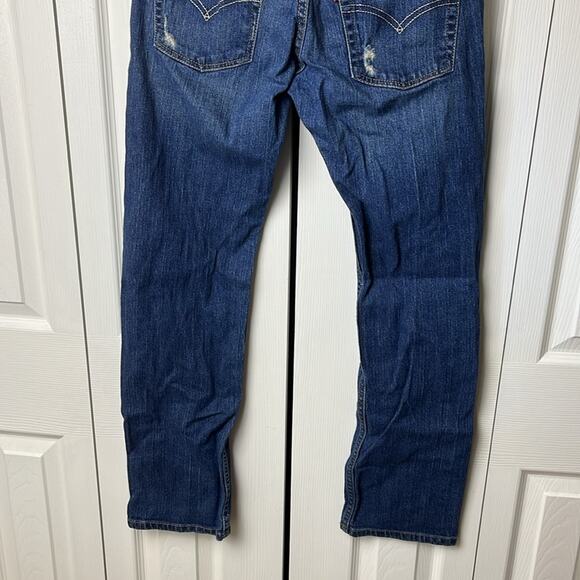 Levi’s 511 Slim Jeans Distressed Dark Blue 29 - Picture 10 of 12